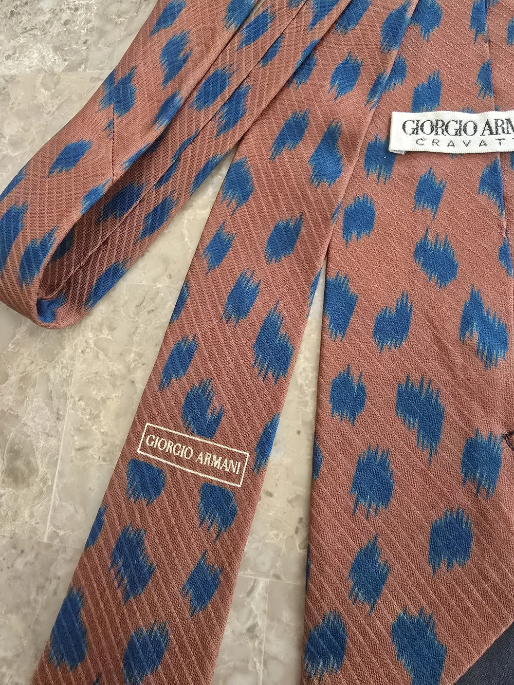 Giorgio Armani Leopard Print Tie